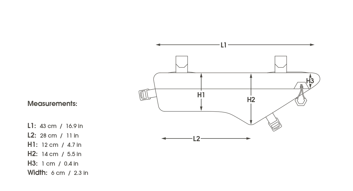 APIDURA Sacoche De Cadre Expedition Compact Frame (3L à 5.3 L) – Image 4