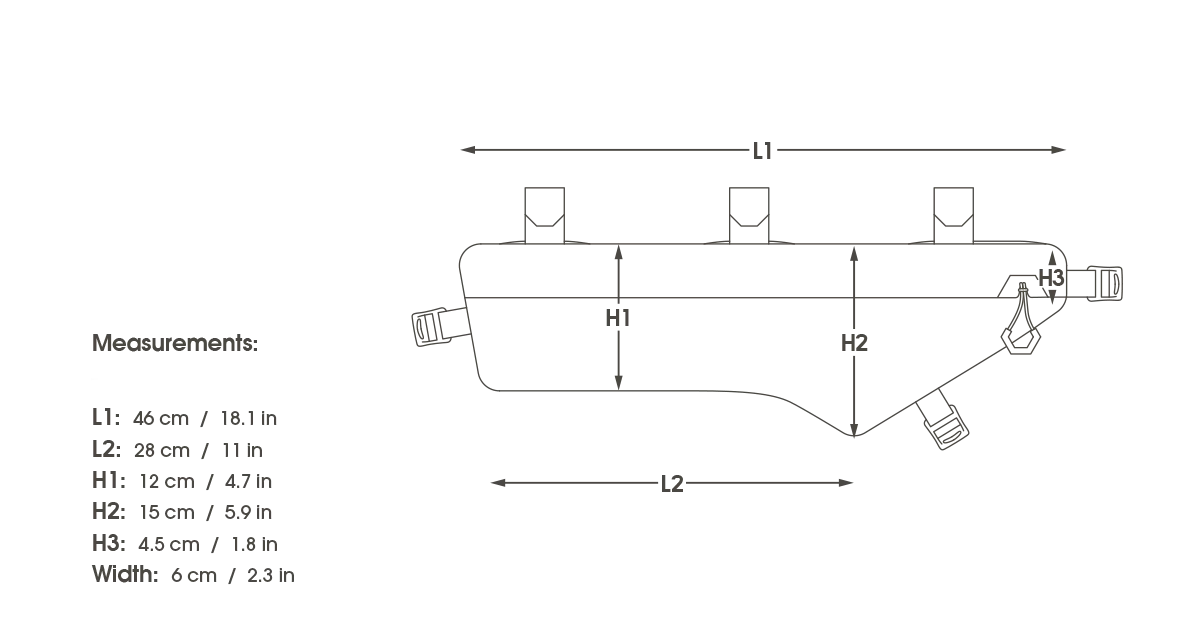 APIDURA Sacoche De Cadre Expedition Compact Frame (3L à 5.3 L) – Image 7
