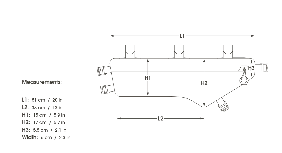 APIDURA Sacoche De Cadre Expedition Compact Frame (3L à 5.3 L) – Image 10