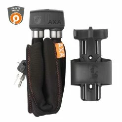 Axa Bike Security Antivol Pliable 800 Gris + Holder