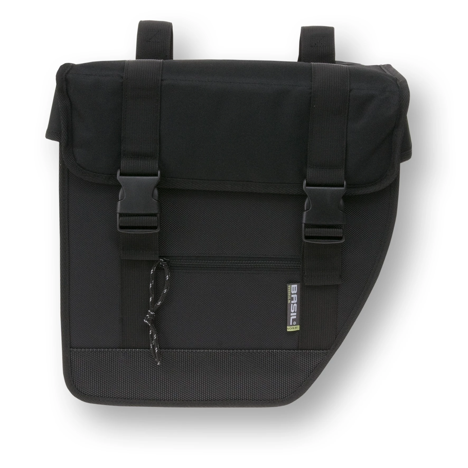 BASIL Sacoche Double Noir 26l – Image 2
