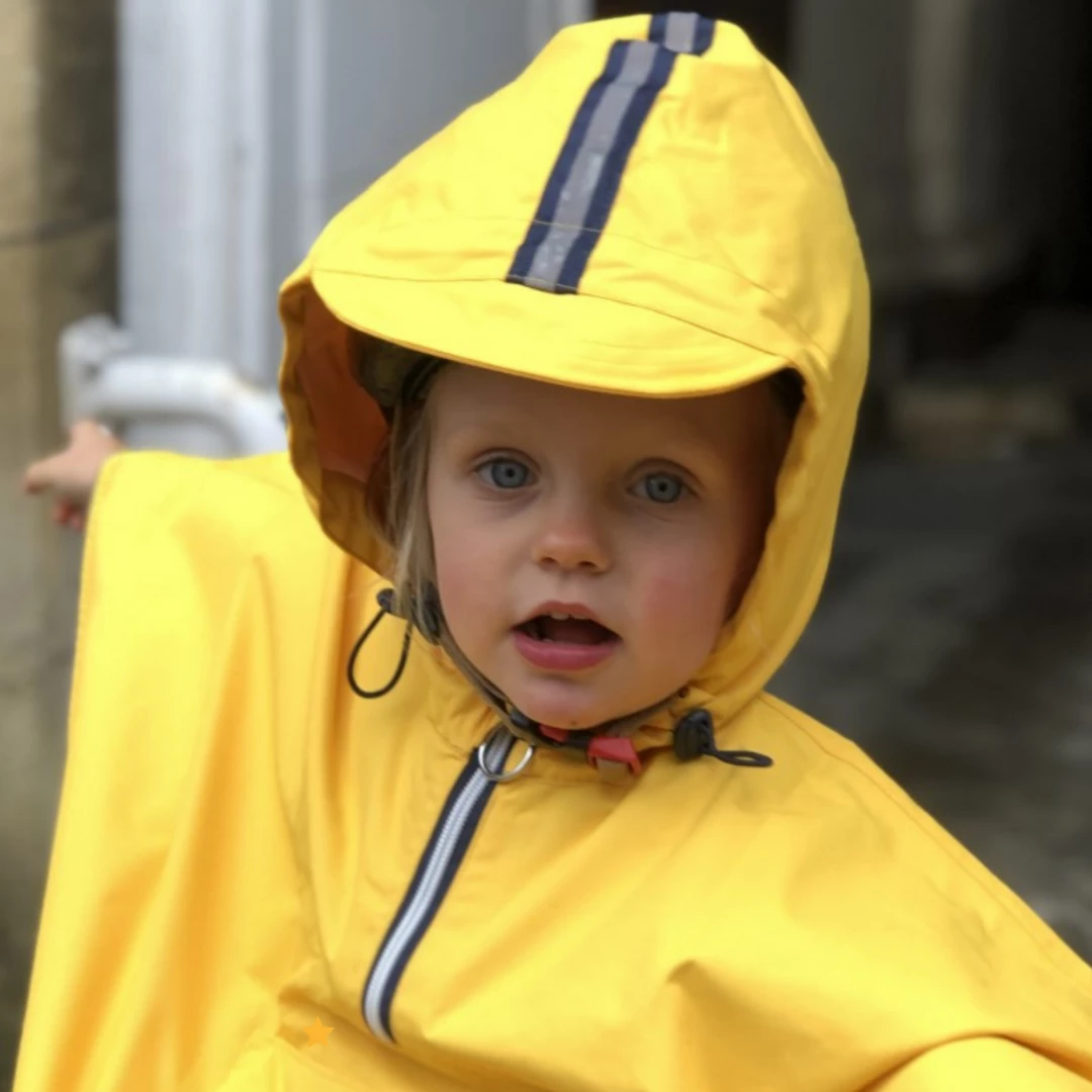 Le Temps Des Grenouilles Poncho De Pluie Vélo ENFANT – Image 5