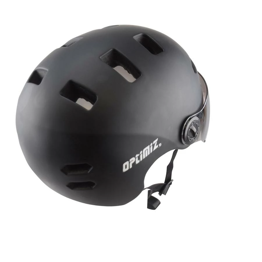 Casque Vélo Urbain à Visière (écran Fumé) 0380 Optimiz – Image 9