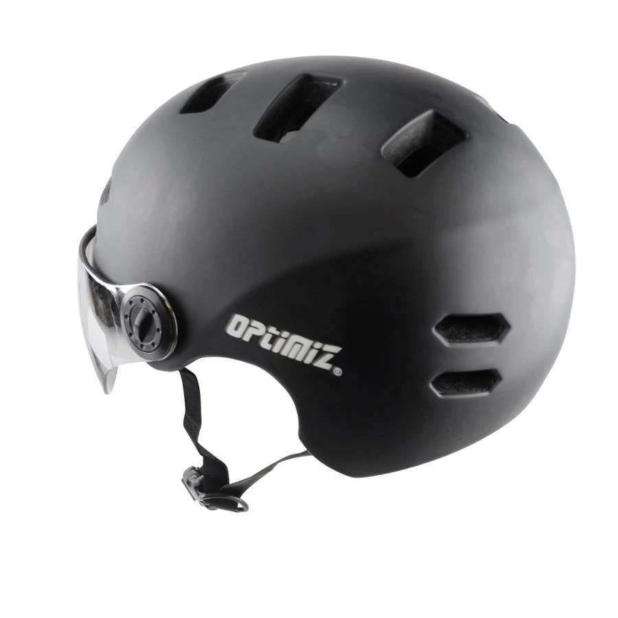 Casque Vélo Urbain à Visière (écran Fumé) 0380 Optimiz – Image 10